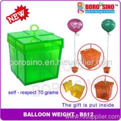 Plastic balloon weight with 70 grams