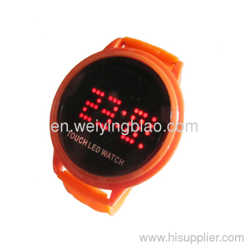 LED touch screen watch