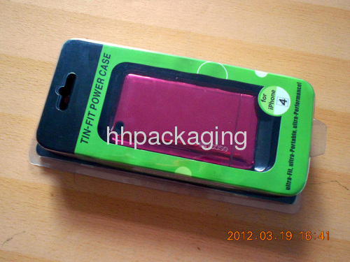 Blister packaging box for iphone 4 cases