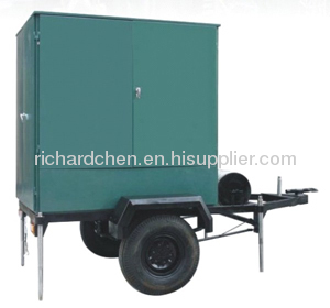 Trailer type insulating oil purifier