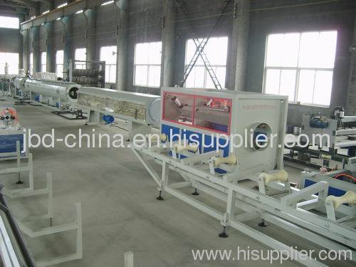 HDPE water supply and drainage pipe production line