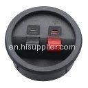 Rohs ABS round home audio terminal cups (DH-0244)