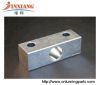 Steel machined part with zinc plating