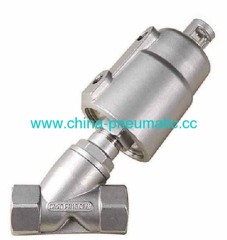 JZF stainless steel angle seat valve