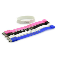 Wholesale - GY-1802 FREE SHIPPING Cheapest 4GB Wrist Band USB Flash Drive,Only USD 1.50/pc batch order 2,000 pcs