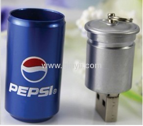 Wholesale - GY-1773 FREE SHIPPING Promotion Gift Tin USB Flash Disk,Hotsale Flash Memory Gift,USB Flash Drive