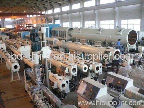 HDPE pipe process machine