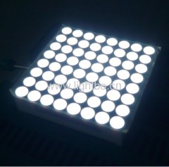 3.7mm Blue 8 x 8 dot matrix led display for Lift Position Indicators 38*38*10.3mm