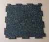 Interlocking rubber tiles/mats for gym