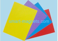 color PVC rubber magnetic sheet