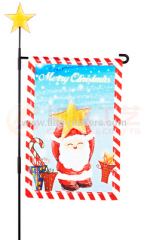 Christmas gift garden flag