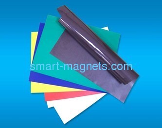 rubber magnetic sheets with color PVC