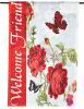 Custom Flowers garden flag