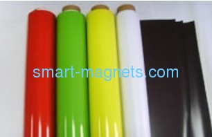 flexible magnetic rolls with color PVC