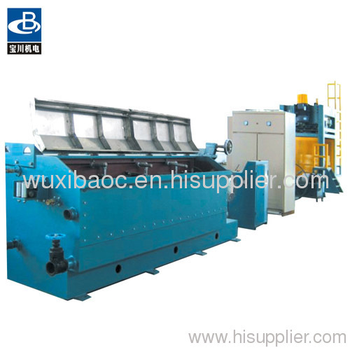 Low speed copper rod breakdown machine (capstans type)