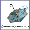 full color printing straight umbrella