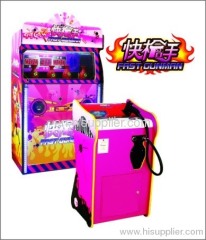Coin operated arcades prize redemption lottery shooting game machine