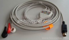 MEK One-piece ECG Cable with leadwires