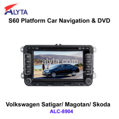 Volkswagen Satigar Magotan Skoda car navigation dvd with 3G DVB-T IPOD PIP usb sd