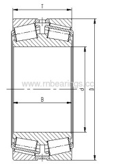 HM262749D/HM262710 Double Row TDI Tapered roller bearing