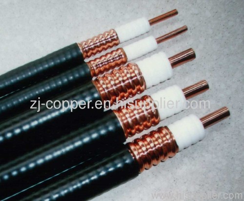 coupled leaky coaxial cable ; feeder cable