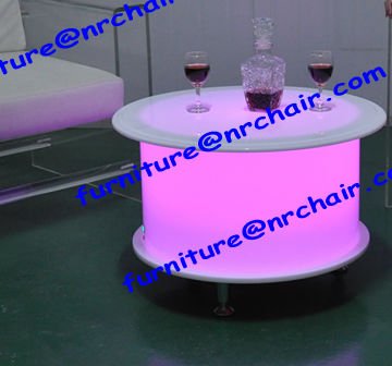 wholesale acrylic living room led illuminated center table
