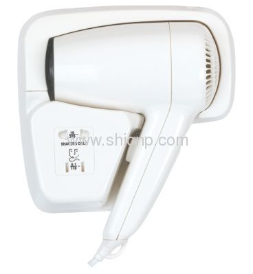 Wall Mounted Hair Dryer for hotel use