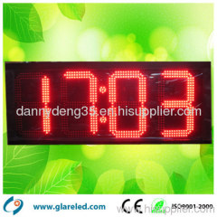 led time and temperatures display