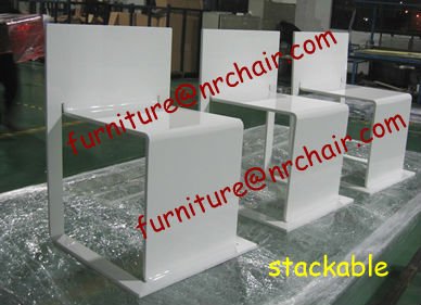 wholesale event rental acrylic stacking dining chair