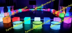 event rental acrylic led dance floor stage