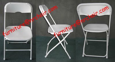 wholesale wedding white plastic folding dining chair