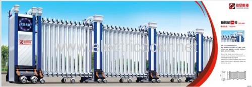 Automatic electric retractable gate