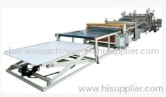 PC/PP/PE Plastic Hollow Grid Board Production Line