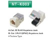 tooless keystone jack cat5e