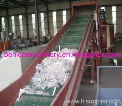 plastic film crushing and washing line