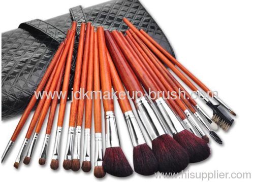 20PCS Goat Hair Professional Makeup Brush with Chocolate Handle