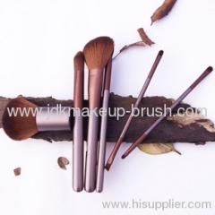 Fashion Chocolate 6PCS Makeup Cosmetic Brush Set