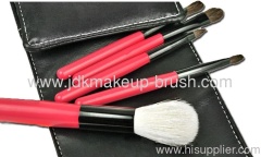 Best Travel 5PCS with Mirror Makeup Cosmetic Brush Set