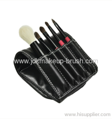 Best Travel 5PCS with Mirror Makeup Cosmetic Brush Set (JDK-BSSS-861)