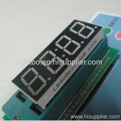 Super bright red 4 digit 0.56-inch seven segment led clock displays for digital clock indicators