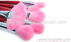 21PCS Sable Hair Makeup Cosmetic Brush with Red Pouch