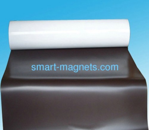 rubber magnetic roll with color vinyl