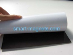 flexible magnetic sheet with glossy vinyl