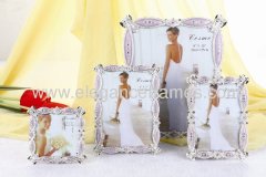 Epoxy coated and Jewel inset Classical Handmade Photo Frame