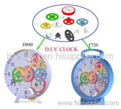 intellectual and educational toys clock ,DIY toys