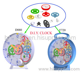 intellectual and educational toys clock ,DIY toys
