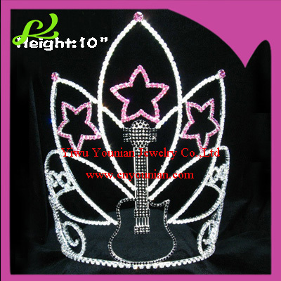 10inch guitar music pageant crown