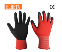 Polyester Latex Coated Gloves