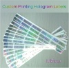 Custom printing of hologram labels,custom printing holografic stickers