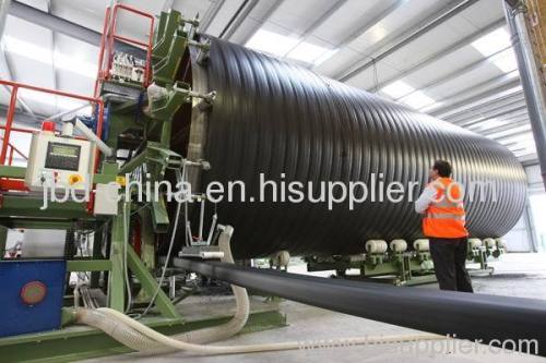 HDPE large diameter hollow wall winding pipe extrusion line